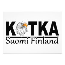 Kotka Finland invitation, customize