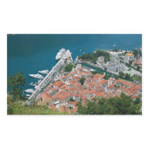 Kotor in Montenegro Rectangle Sticker