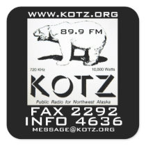 KOTZ BUCKET SQUARE STICKER