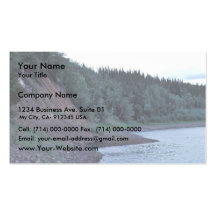 Koyukuk River Bluff Business Card Template