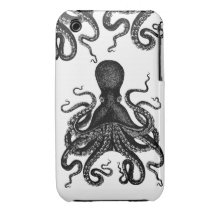 Kracken Octopus Attacking your phone iPhone 3 Covers