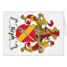 Kraft Family Crest Cards
