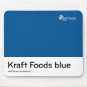 Kraft Foods blue flavour swatch mousepads