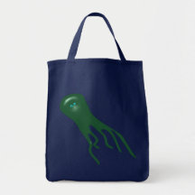 Krake kraken octopus leinentaschen