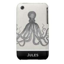 Kraken - Black Giant Octopus / Cthulu iPhone 3 Case-Mate Case