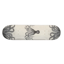 Kraken - poulpe géant noir/Cthulu Skateboard Customisable