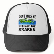Kraken release the kraken trucker hats
