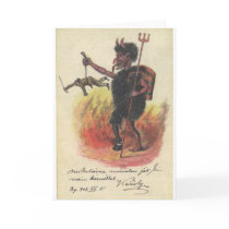 Krampus Note Card