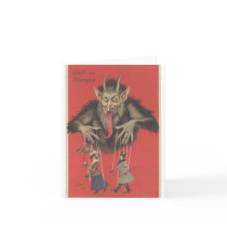 Krampus Note Card