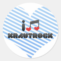Krautrock fan sticker
