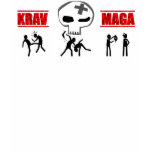 Krav Maga - WMs- 3D Small Icons t-shirts