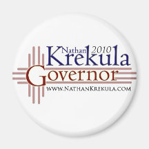 Krekula for Governor Refrigerator Magnet