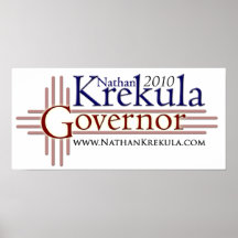 Krekula for Goveror! Print
