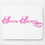 Kresday Flare Snow Skiing Mouse Pads