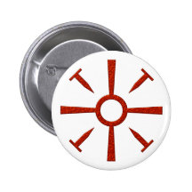 Kreuz Nägel cross nails Button