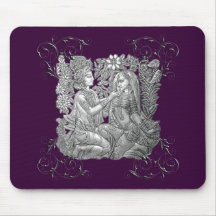 Krishna and Radha Mousepads