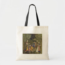 Krishna And The Girls By Indischer Maler Um 1710 ( Bag