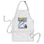 Krishna - Flute, Peacock Feather n Buttermilk aprons