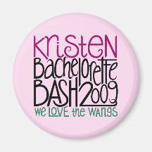 Kristen Bachelorette Bash 09 Button Magnets