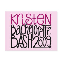 Kristen Bachelorette Bash 09 Post Card