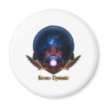 Krono Dynamic Fractal Art Fridge Magnet