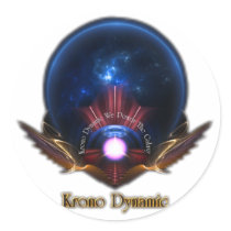 Krono Dynamic Fractal Art Sticker