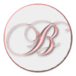 KRW - B - Monogrammed Seal stickers