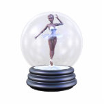 KRW Ballerina Snowglobe Sculpture photo sculptures