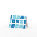 KRW Blue Blocks Custom Baby Shower Invitation cards