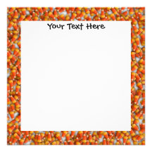 KRW Candy Corn 5.25x5.25 Custom Invitation