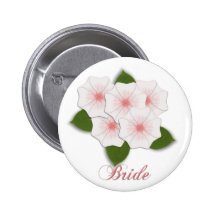 KRW Cherry Blossom Bride Button