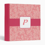 KRW Cherry Blossoms Monogram School Binder *