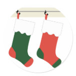 KRW Christmas Stockings Holiday Stickers