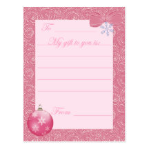 KRW Custom Holiday Gift Card Post Card