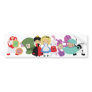KRW Cute Alice in Wonderland Group Bumper Sticker