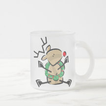 KRW Cute Cartoon Reindeer Mugs
