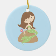 KRW Cute Green Mermaid Ornament