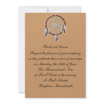 KRW Dreamcatcher Custom Wedding Invitation