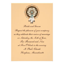 KRW Dreamcatcher Custom Wedding Invitation
