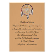 KRW Dreamcatcher Custom Wedding Invitation