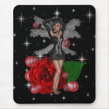 KRW Elegant Rose Faery Mouse Mats