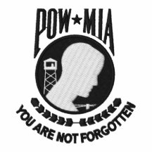 KRW Embroidered POW-MIA You Are Not Forgotten Embroidered Shirt