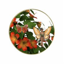 KRW Faery on the Vine Ornament Photo Sculpture
