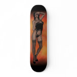 KRW Fever Brunette Pin Up skateboards
