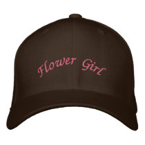 KRW Flower Girl Script Pink and Brown