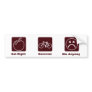 KRW Funny Eat Right & Exercise Bumper Sticker