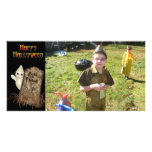KRW Ghost Tombstone Halloween Photo Card