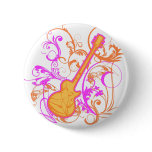 KRW Girl's Rock Guitar Grunge buttons