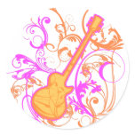 KRW Girl's Rock Guitar Grunge stickers