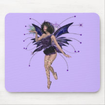 KRW Kiss the Frog Brunette Faery Mousepad